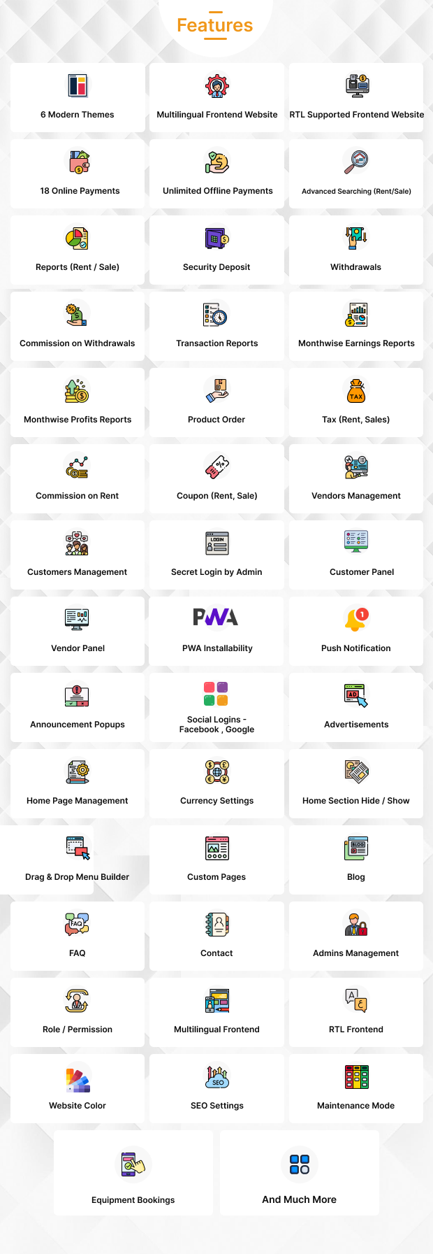 Multirent - Multivendor Equipment / Multipurpose Rental Website